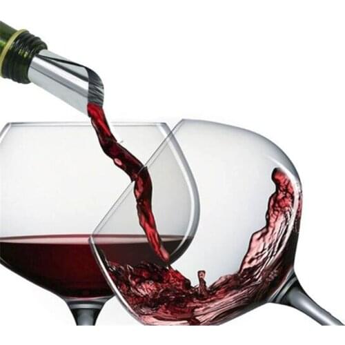 10pcs/set Foldable Wine Pourer Aluminum Foil Silver Wine Pourer Disc Foldable Flexible Drip Stop Pour Spouts Disk