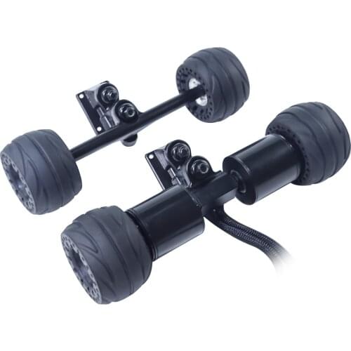 105BP Direct Drive Motor Kit with Black Honeycomb Tires For Skateboard Toy Outdoor Fun