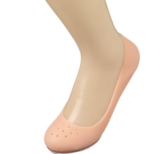 2pcs=1pair Silicone Moisturizing Gel Heel Socks Cracked Foot Skin Care Pedicure Protector Feet Massager Foot Pain Relief Sock