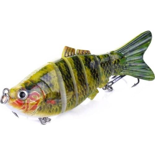20G fishing lures minnow Artificial baits hot model crankbaits penceil bait popper tackles 6 Segments Auto Swimming Swimbait