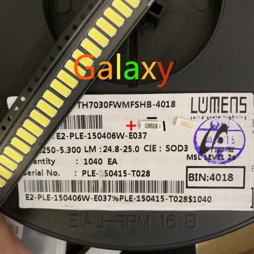 2000 PCS LUMENS LED Backlight 1W 6V 7030 Cool white LCD Backlight for TV TV Application