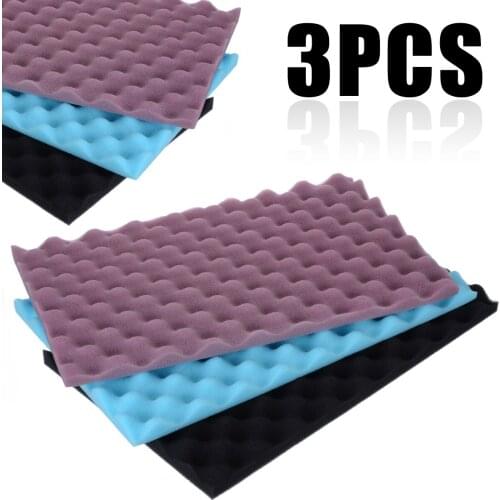 3Pcs Aquarium Filter Sponge 450x280mm Aquarium Media Filter Foam Sponge Pads Flame Retardant Silencing Sponge