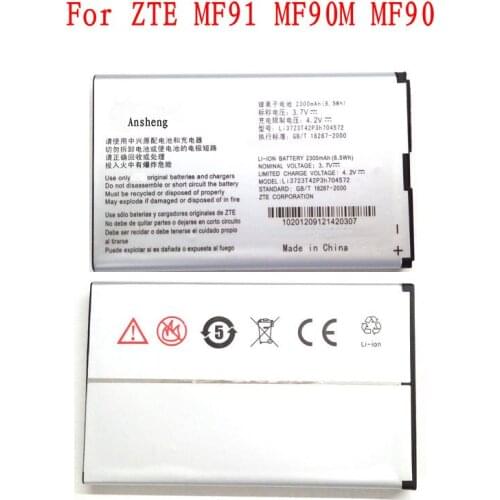Ansheng Original Li3723T42P3h704572 2300mAh battery For ZTE MF91 MF91D MF90 MF90C Mobile phone