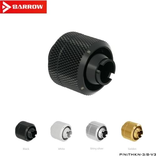 Barrow THKN-3/8-V3, 3/8"ID*5/8"OD 10x16mm Soft Tube Fittings, G1/4" Fittings For Soft Tubes