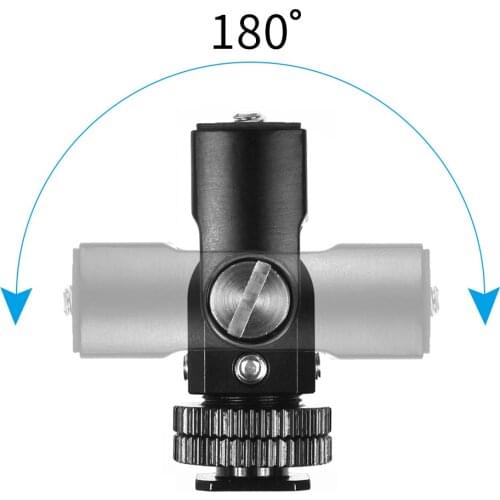 BGNing DSLR Cage Monitor Holder Mount Stand Anti-Twist 180° Adjustable Ballhead for Camcorder SLR Camera Gimbal Tripod Adapter