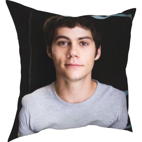 Dylan O'Brien Junge Kissen Fall Teen Wolf Maze Runner Thomas Kissen Abdeckung Mode Dekorative Kissenbezug für Auto 45x45cm