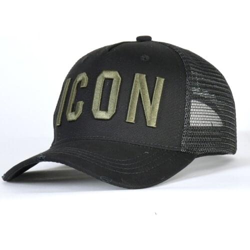 DSQICOND2 Cotton snapback Baseball Caps DSQ Letters High Quality Cap Men Women Customer Design ICON Logo Hat Black Cap Dad Hats