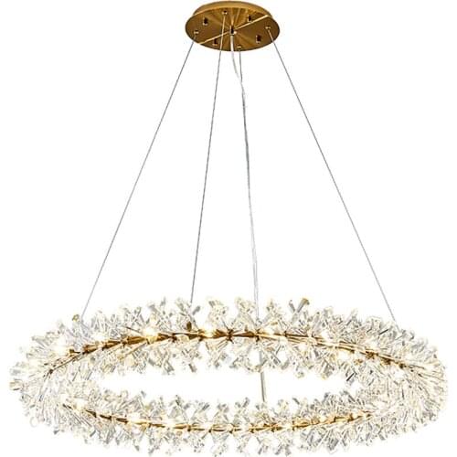 2020 Flower Crystal Chandelier For Home Decoration G4 220V/110V Winfordo