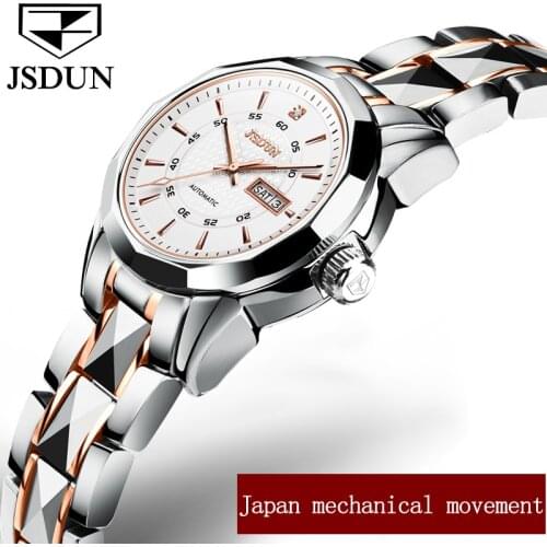 Женские механические часы JIN SHI DUN China At AliExpress