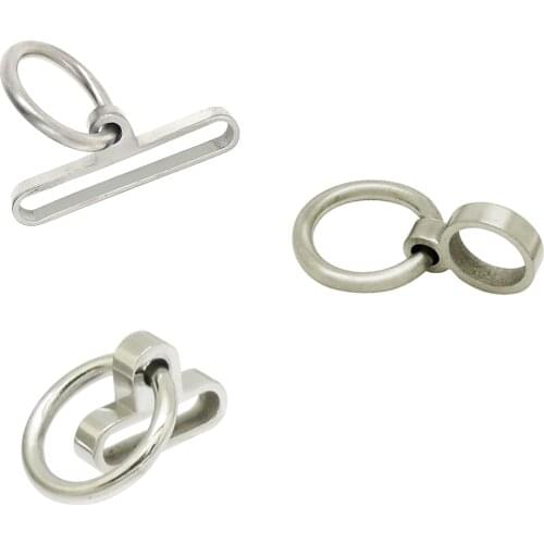 Acechannel cuffs remove ring stainless steel spare parts removable O-ring for locking collar wrist cuffs and ankle cuffs rings