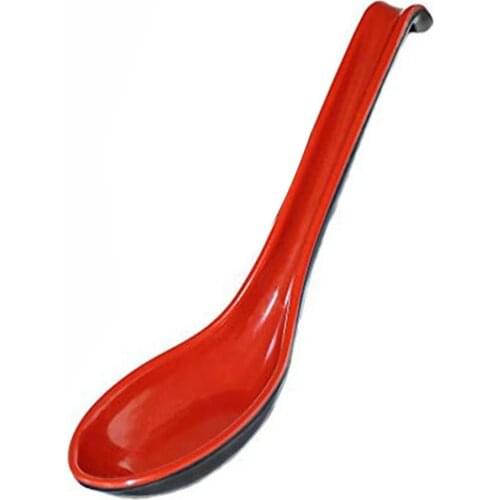 Kitchen Porcelain Long Handle Spoon Anti-Scalding Anti-Slip Soup Spoon Noodle Spoon Soeplepel