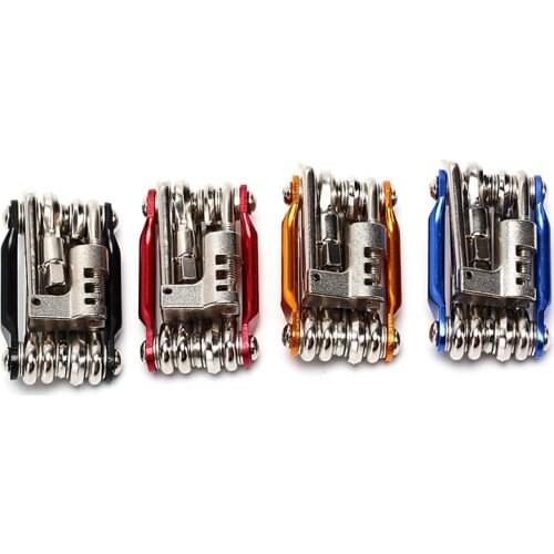 10 In 1 Kit Set Multi-tool Bicycle Repair Tools Hex Spoke Wrench Screwdriver Road MTB Bike Portable Cycling Tools