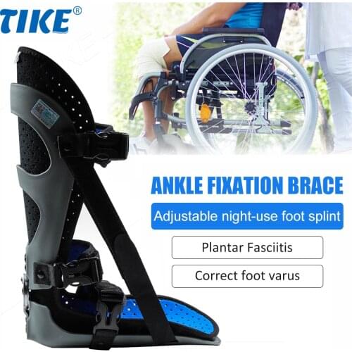 TIKE Plantar Fasciitis Night Splint, Foot Support Stabilizer Brace Relieves Inflammation Boot for Heel Spur Achilles Pain Relief