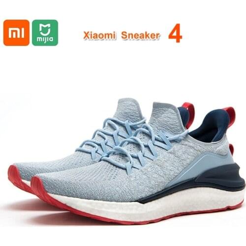 Original Xiaomi Mijia Sneakers 3 Mens Outdoor Sports Uni-moulding 3D Fishbone Lock System Knitting Upper Men Running Shoes