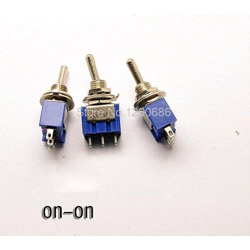 Toggle switch Toggle switch MTS102 3A / 250V 6A / 125V single joint 3 feet 2 files