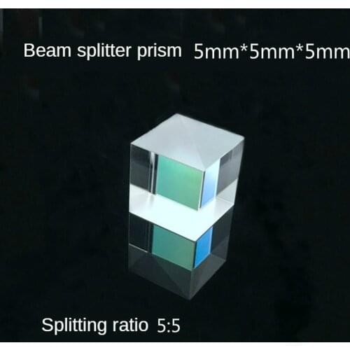 Split Prism 5 X 5 X 5 mm Lenlight Ratio 5:5 Glued Quartet Prism Instrumentation Parts Processing