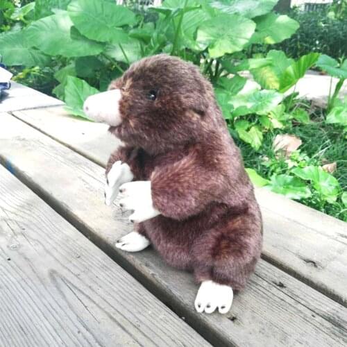 Lifelike Mole plush Toy Children Birthday Gifts soft Dolls stuffed Toys Rare Duckbills Simulation animal model elephant