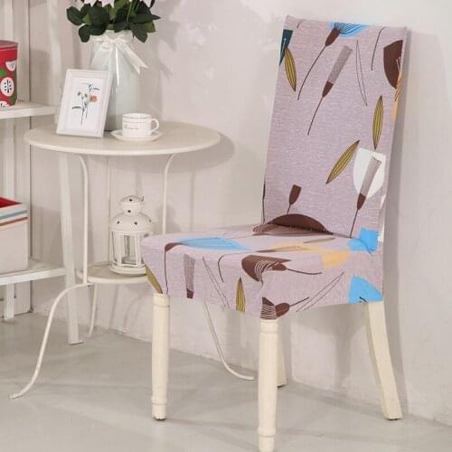 Christmas Removable Stretch Dining Chair Protector Slipcover Cover Spandex Universal Anti-dirty Elastic Seat Case for Banquet 30