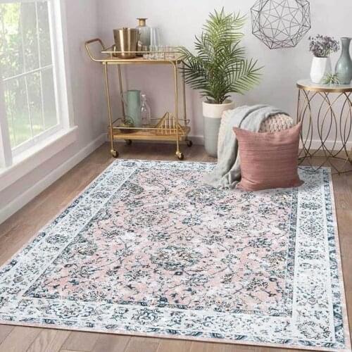 Retro Vintage Carpet Persian Carpet Living Room Bedroom Mat Anti-slip Area Carpet Absorbent Boho Carpet