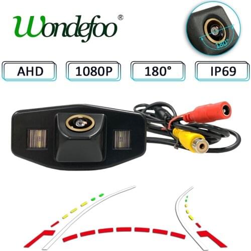 Wondefoo 180 degree 1080P HD Night vision Car Rear view camera For Honda Accord Civic City Odyssey Pilot Acura 1998-2011 reverse