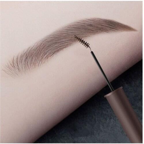 1Pcs Eyebrow Cream Waterproof Eye Brow Pen 45 Angle Brush Easy To Wear Long Lasting Dark Light Brown Grey Brows Makeup Cosmetic