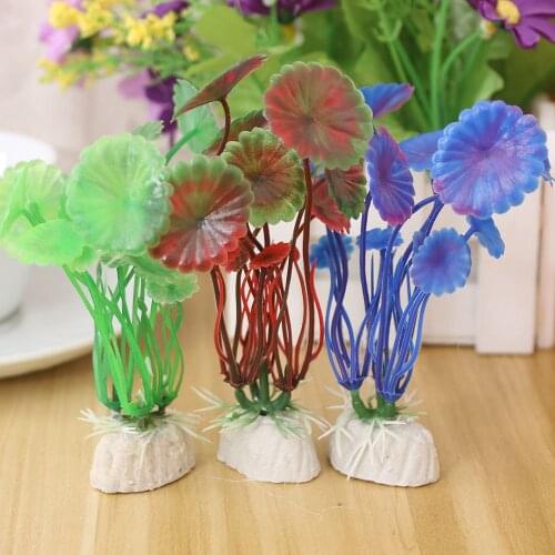 1 Pcs Simulation Artificial plants Aquarium Fish Tank Landscape Decoration Simulation Plant Landscaping Ornaments Aquatic plants
