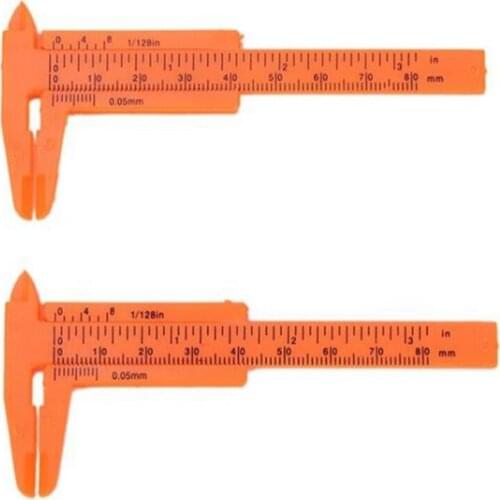 2000pcs plastic micro standard vernier calipers are used for precision measuring tools such as beads and walnuts