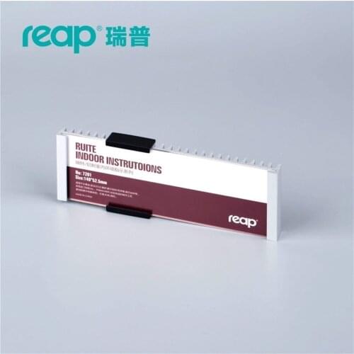 3201 Ruite Reap 149*52.5mm Aluminium Office Badge Indoor Wall Mount Sticker Holder Display Info Poster Door Sign
