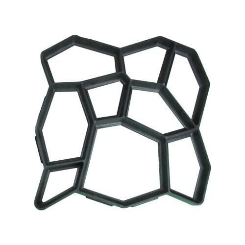 Free shipping Pavement Mold concrete molds DIY Plastic Path Maker Mold Manually Paving Cement Brick Molds B 50*50*4.4cm