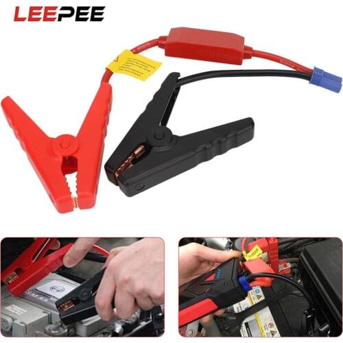 Emergency Battery Jump Cable Clamps For Car Trucks Jump Starter Alligator Clip With EC5 Plug Connector Starting Device 12V