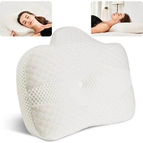 BEAUTRIP Memory Foam Cervical Neck Support Sleeping Pillow Ergonomic Orthopedic Side Sleeper Contour Pillows Relief Neck Pain