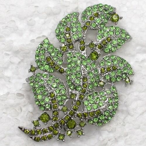 Rhinestone brooch Leaves Pin brooches C2019 K