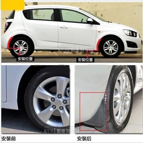 Fenders Splash Guard Mud Flaps Mudguards For 2011 2012 Aveo Sonic 5dr Hatchback