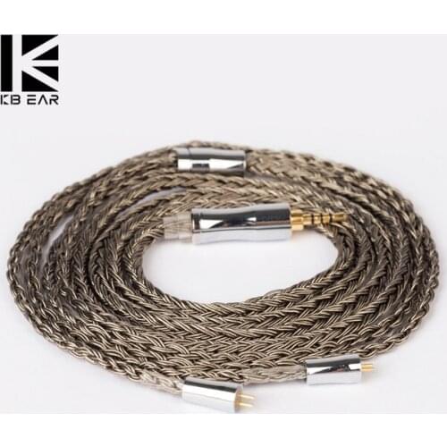 KBEAR Show OFC Upgrade 24 Core 336 Strands 5N Silver Plated Cable 2.5/3.5/4.4mm Plug Exquisite Craftsmanship With High Quality