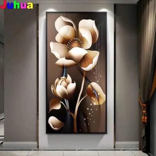 Flower Light Luxury 5D DIY Diamond Painting Full Square Round flora Diamond embroidery Diamond mosaic stitch home decor
