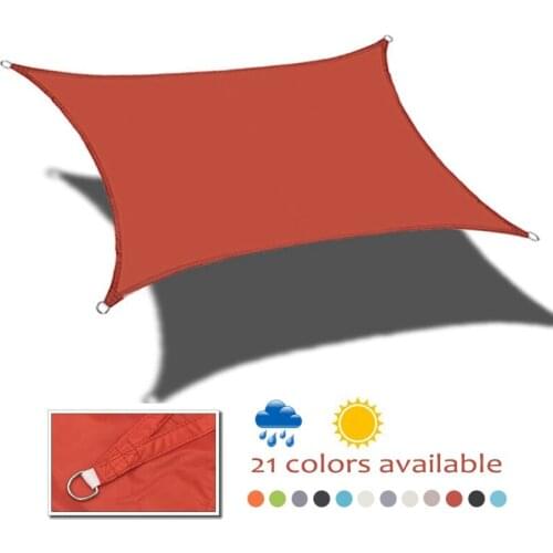 Outdoor Waterproof Sun Shelter Sun Shade Net For Outdoor Facility&Activities Backyard Awning