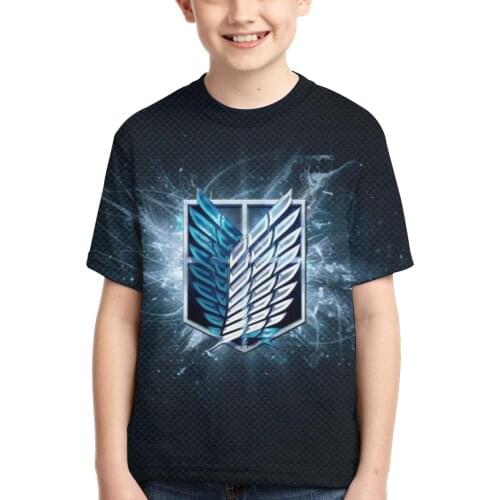 2021 newest fashionAttack On Titan shirt boys girls 3D t-shirt Attack On Titan cosplay Sweatshirts figure tee shirts kids Tops