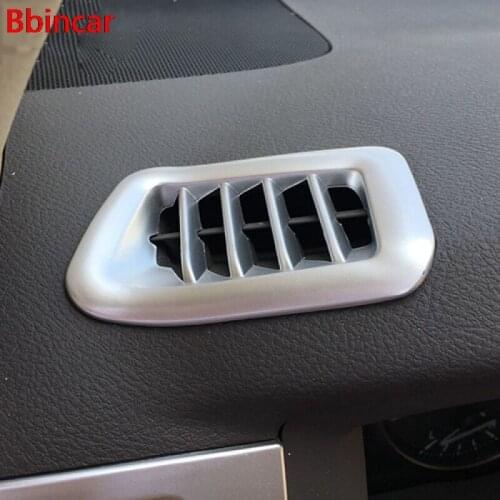 Bbincar Front Upper AC Vents Air Condition Vent Outlet Molding Cover Trim 2pcs For Toyota Land Cruiser FJ200 LC200 2016 2017