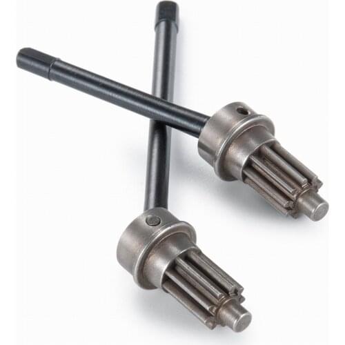 2Pcs Front Axle CVD Drive Shafts for 1/10 TRAXXAS TRX4 TRX-4 RC Car Alloy Metal Spare Parts