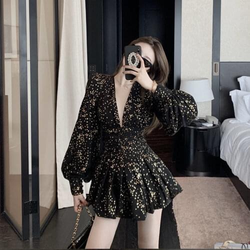 Dresses for Women Casual Dress for Women Autumn Fashionable V-neck Skirt Vestido De Mujer Femme Robe