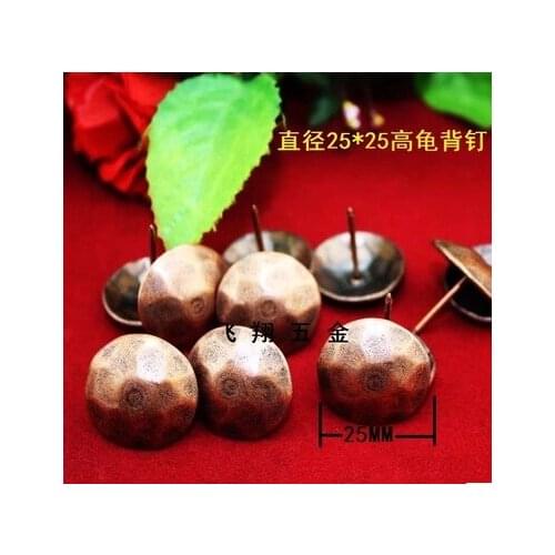 A2 Hardware accessories Bubble nails Vintage Upholstery Upholstery tacks Decorative bronz color square tacks 25mm*25mm