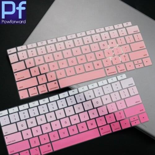 Silicone Keyboard Cover For MacBook Air 13 inch 2019 2018 Release A1932 Touch ID Waterproof Dust-Proof Protective Skin