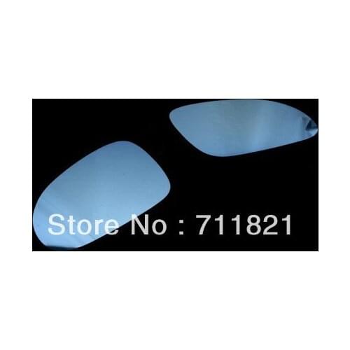 Blue Tinted Aspherical Side Mirror Glass For Volkswagen For VW Golf Jetta MK5