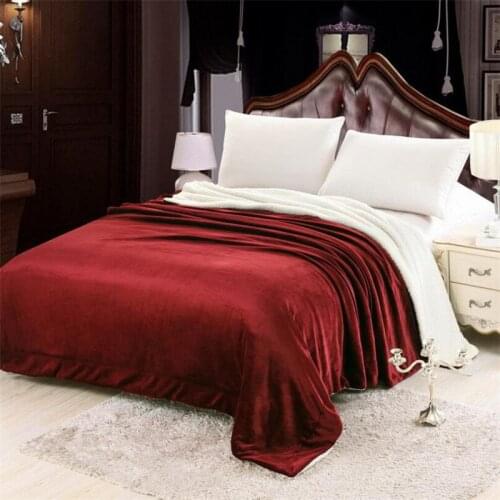 150*200CM 200*230CM super soft warm sherpa blanket autumn flannel mink blanket velvet throw blanket gift fleece blanket