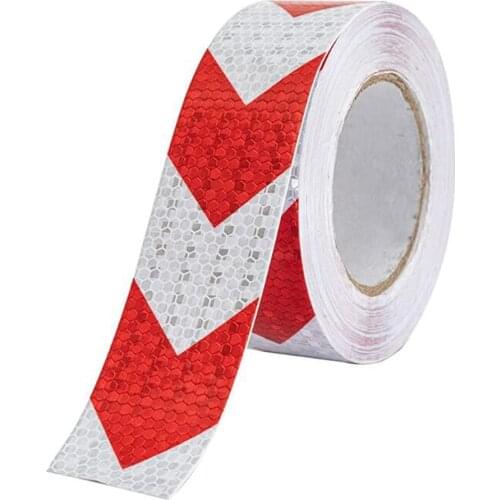 5cmx50m/Roll Warning Tape Strips Sticker Reflector Protection Sticker Reflective Film Car Body Safety Mark Protect