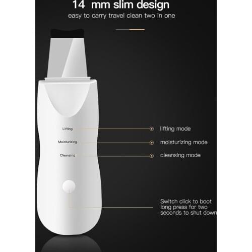 Ultrasonic Skin Rejuvenation Cleaner Blackhead shovel Pore Cleaner Deep cleansing Remove dirt from deep skin Remove blackhead