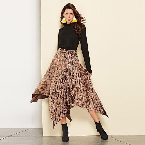 XIAOBB STUDIO Womens Autumn Skirts