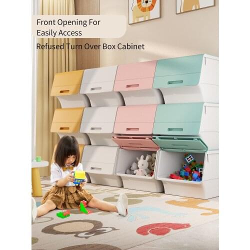 Storage Box Opening Convenient Stable Thickened Childrens Toys Snacks Storage Box Toy Storage Cabinet