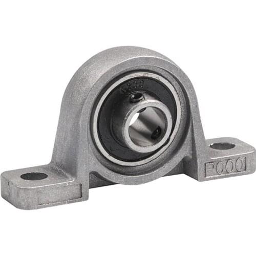 1Pcs KP000 KP001 KP003 Bearing Zinc Alloy Diameter 8mm 10mm 12mm Bore Ball Bearing Pillow Block Mounted Support