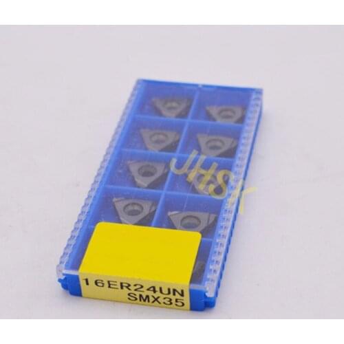 10pcs 16ER 24UN SMX35 Carbide Insert For Threading Turning Tool Boring BAR